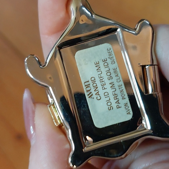 Vintage Avon Golden Turtle Solid Perfume CANDID full In Box - Picture 2 of 5